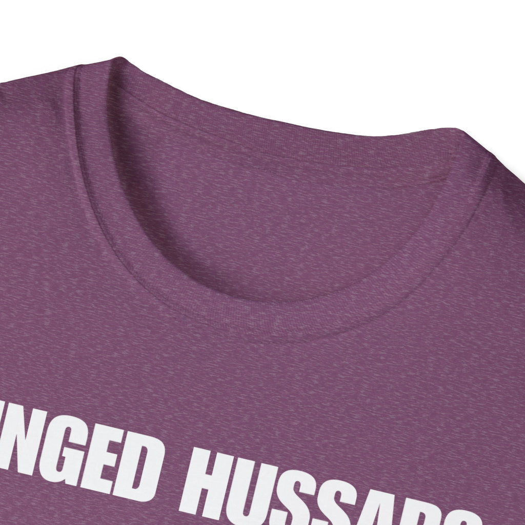 Winged Hussar White Design Softstyle Cotton T-Shirt