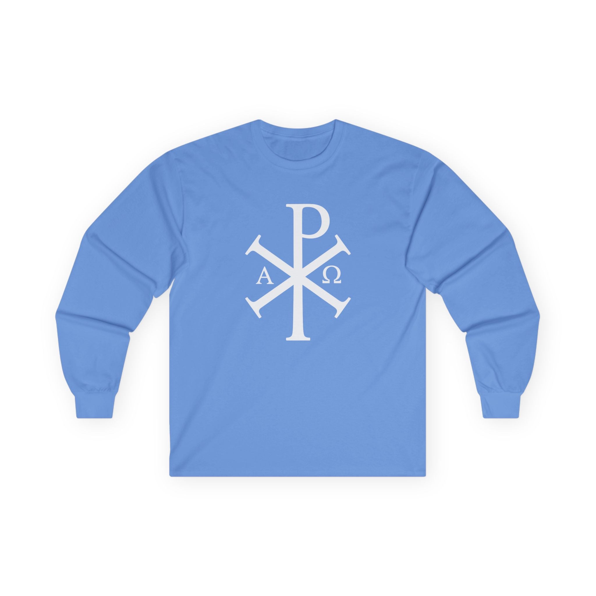 Stylish Long Sleeve T-Shirt with Pi Chi Rho Design