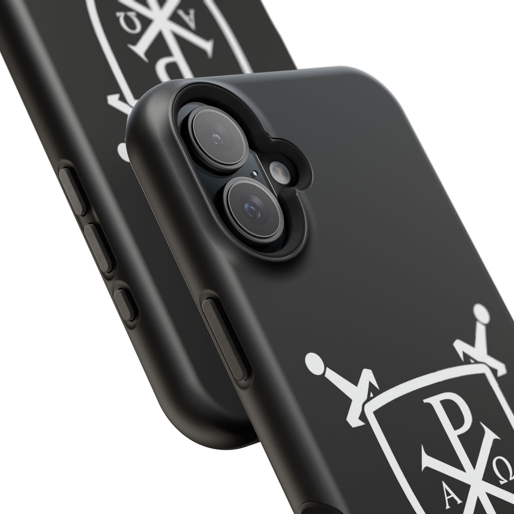 Swords and Shield Pi Chi Rho Graphic Design Magnetic Impact-Resistant Cases