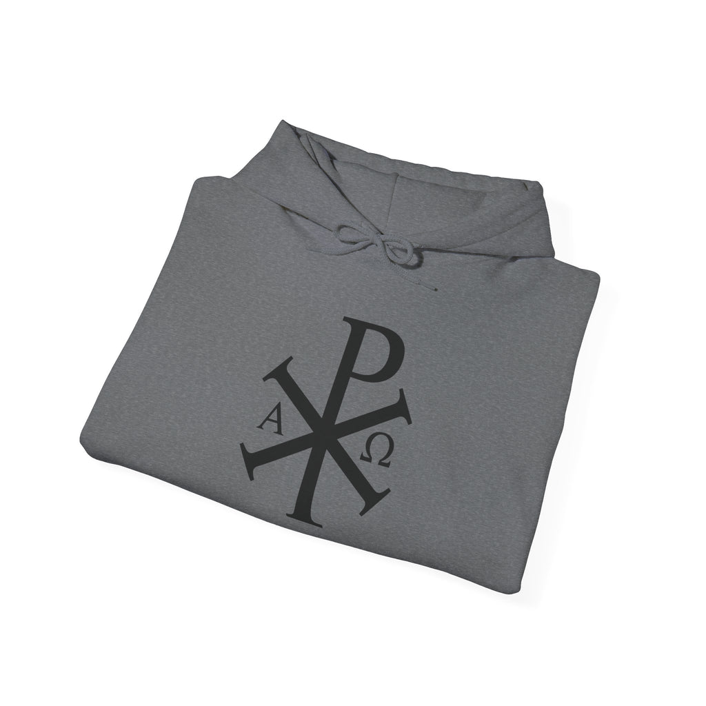 Pi Chi Rho Black Design Graphic Pull Over Hoodie Sweatshirt