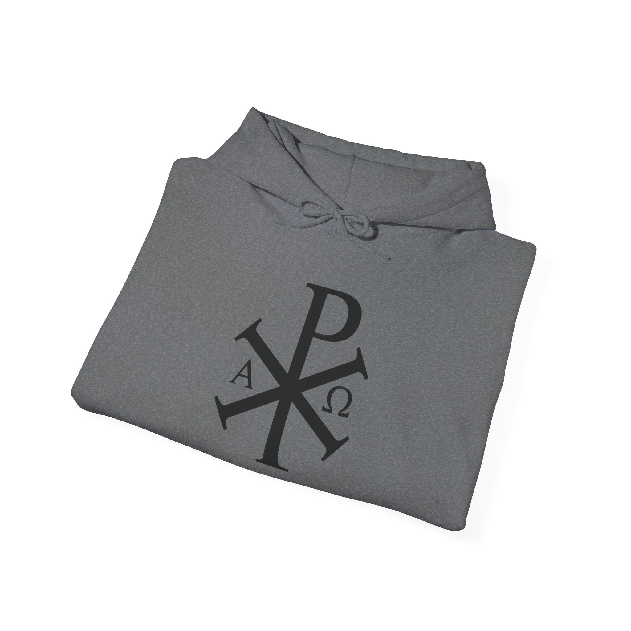 Pi Chi Rho Black Design Graphic Pull Over Hoodie Sweatshirt