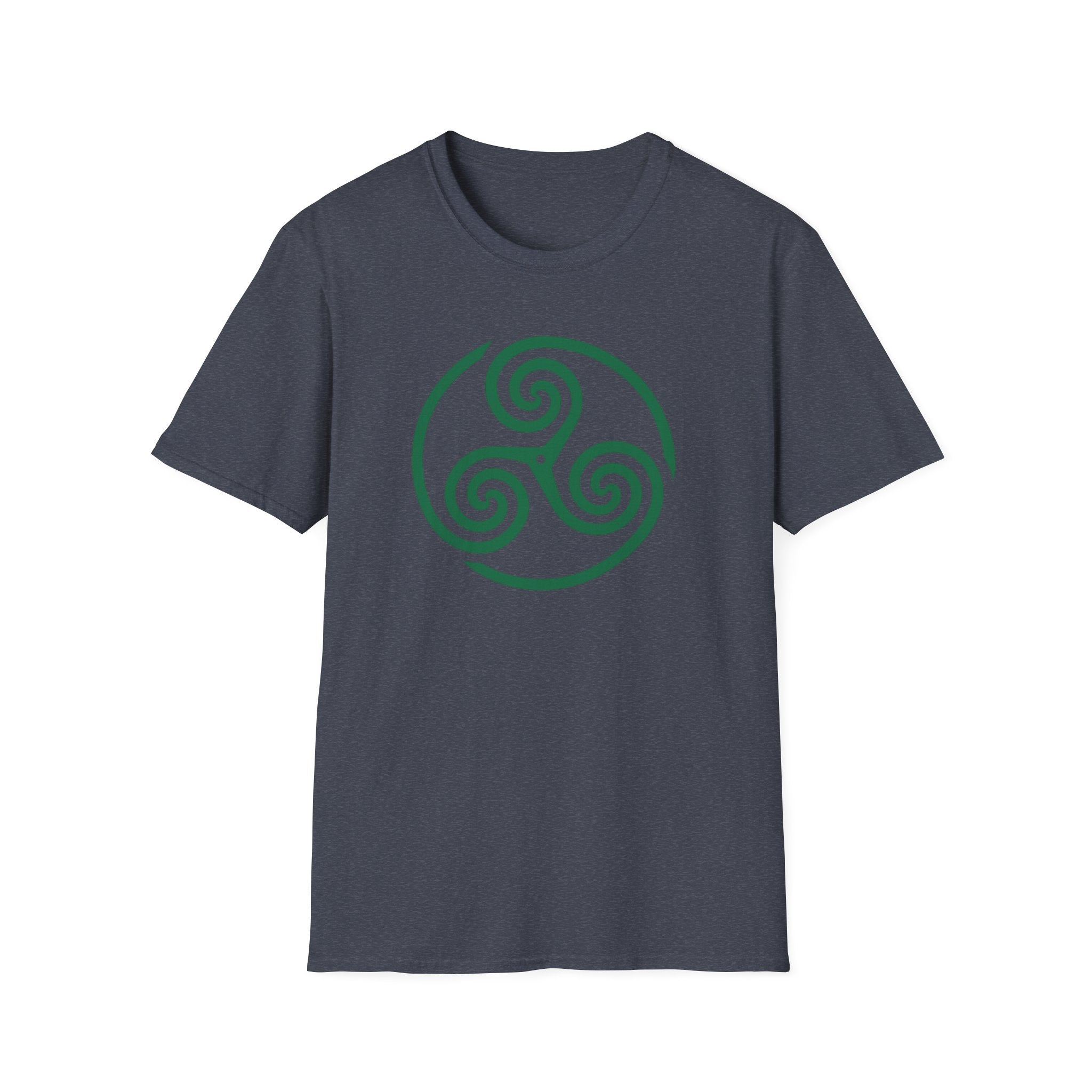 Celtic Spiral Triskele Symbol Alt Design White T-Shirt