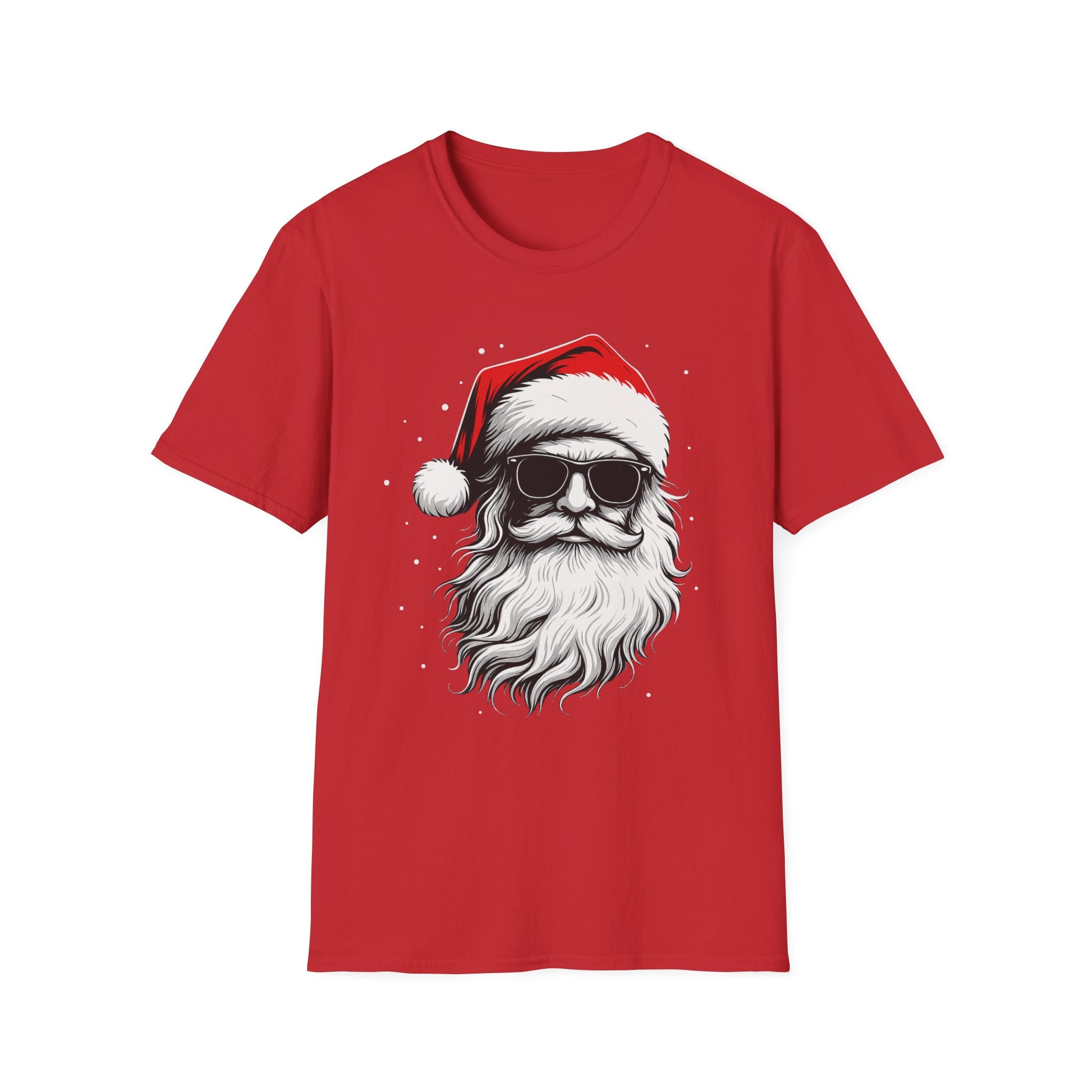 Santa with Sunglasses T-Shirt | Funny Christmas Tee | Cool Holiday Shirt