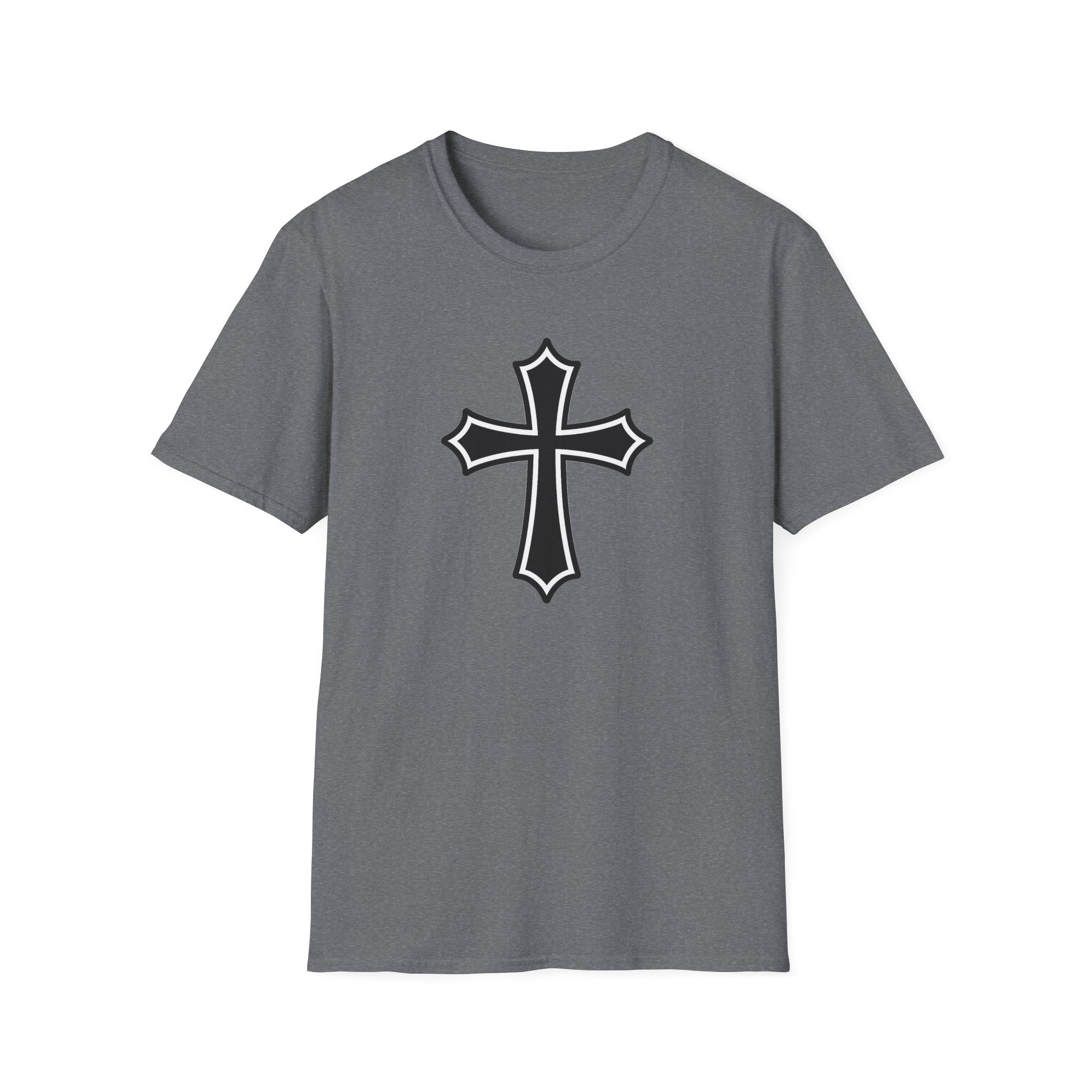 Medieval Style Cross Softstyle T-Shirt