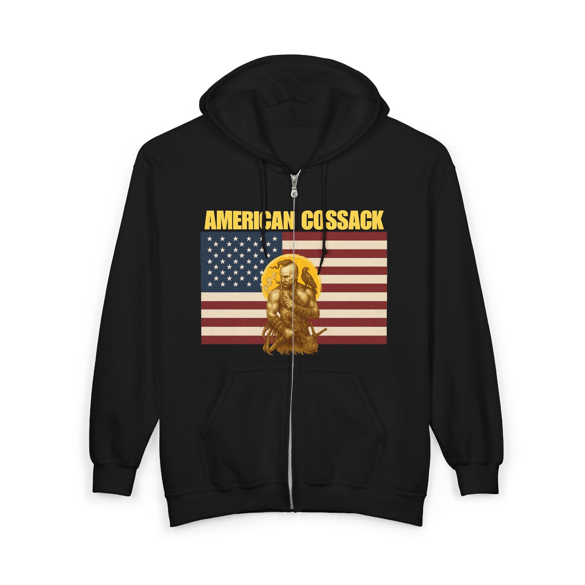 American Cossack Alt Design Full Zip Hoodie