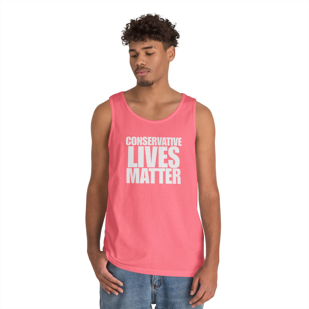 Conservative Lives Matter Heavy Cotton Tank Top