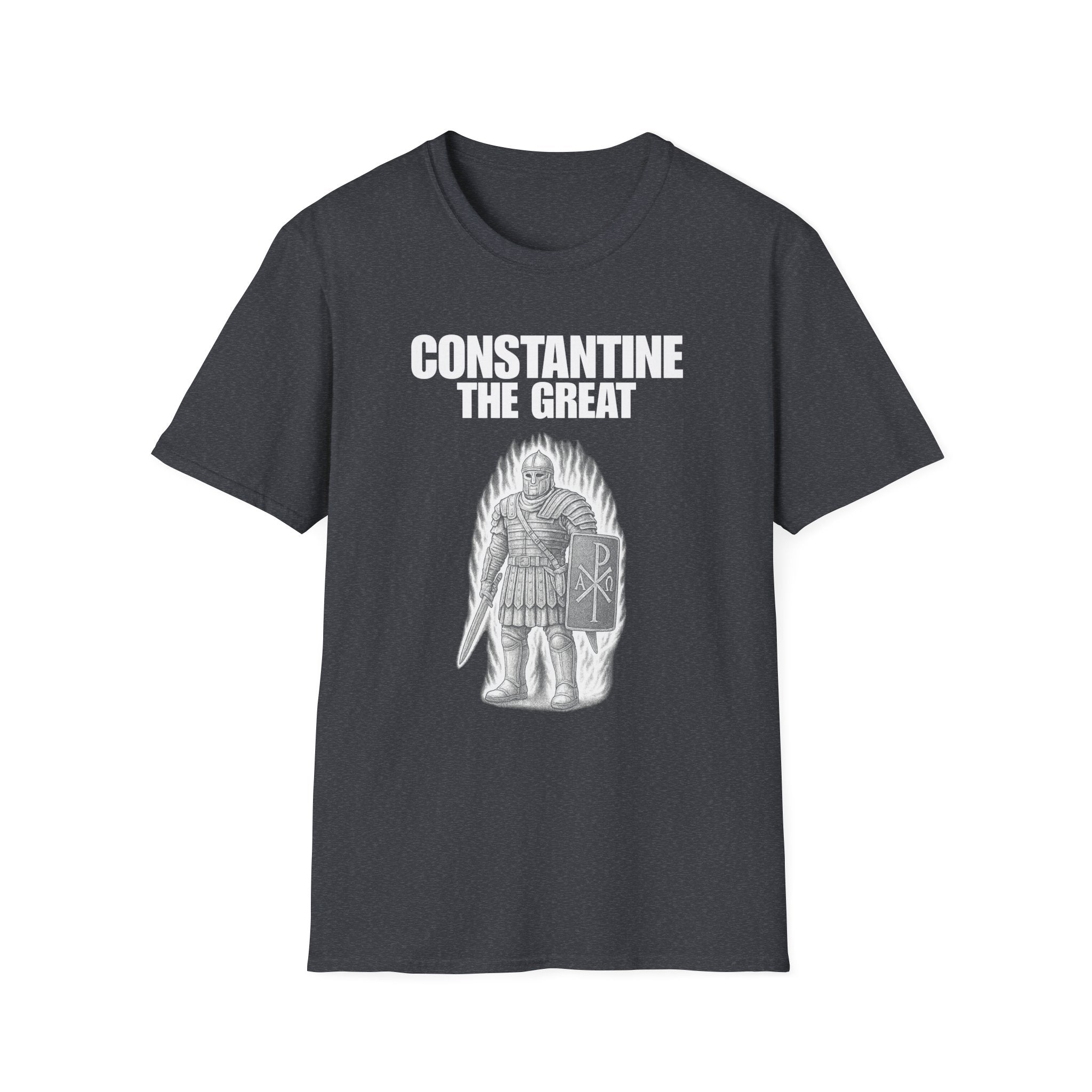 Constantine the Great White Design Unisex Softstyle T-Shirt