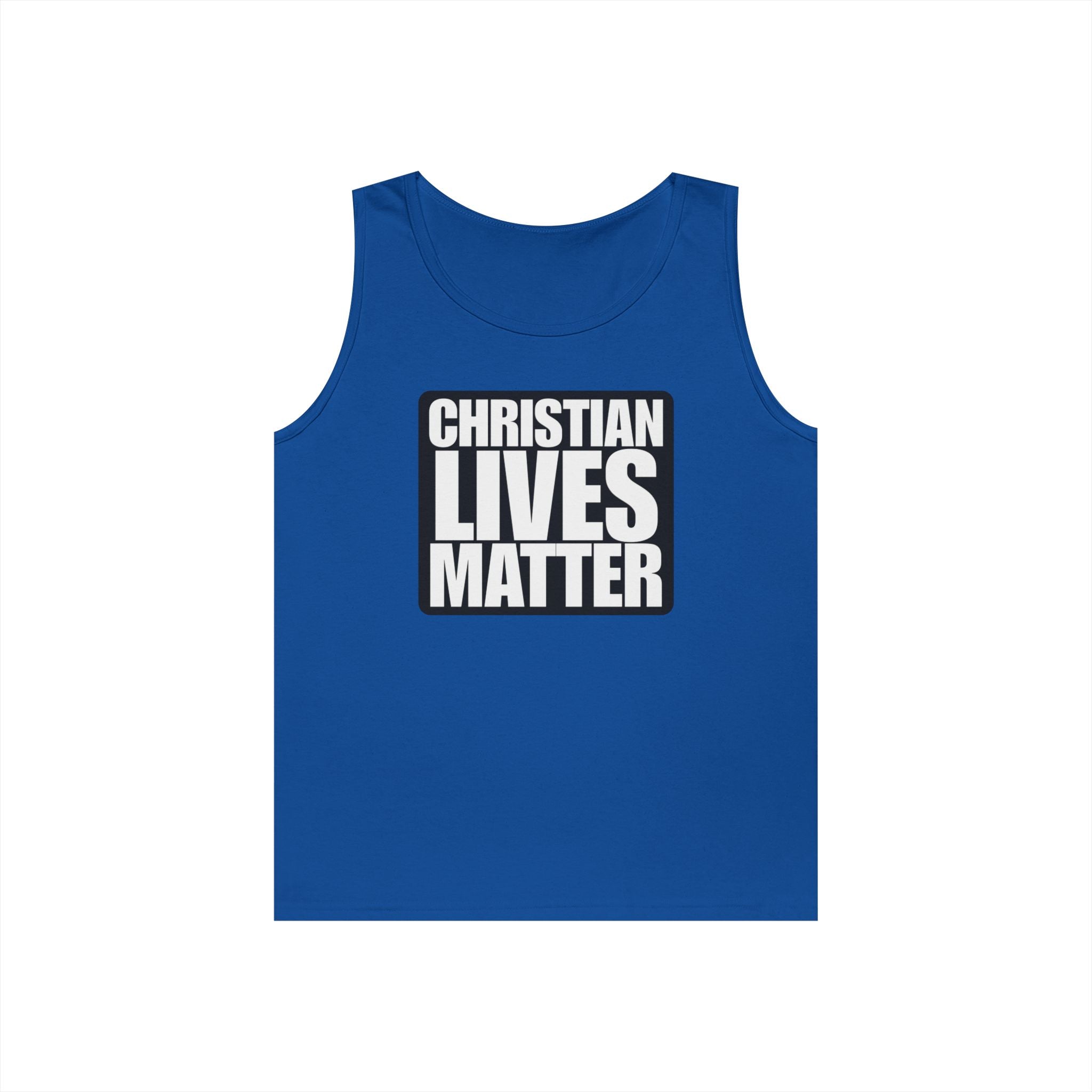 Christian Lives Matter Alt Design Heavy Cotton Tank Top