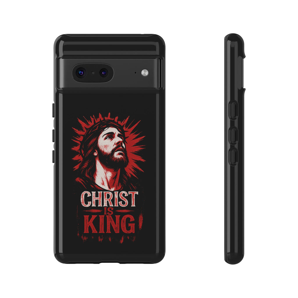 Christ is King Phone Case, Tough Phone Cover for Christian Faith