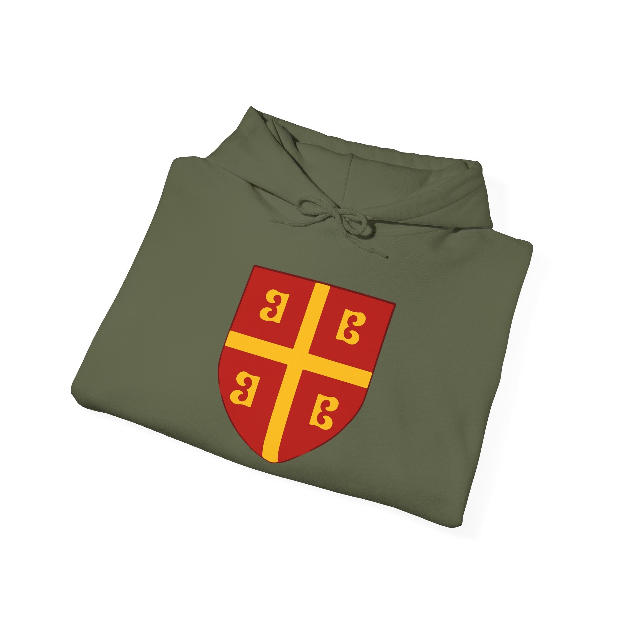 Byzantine Crest Shield Pull Over Hoodie Sweatshirt