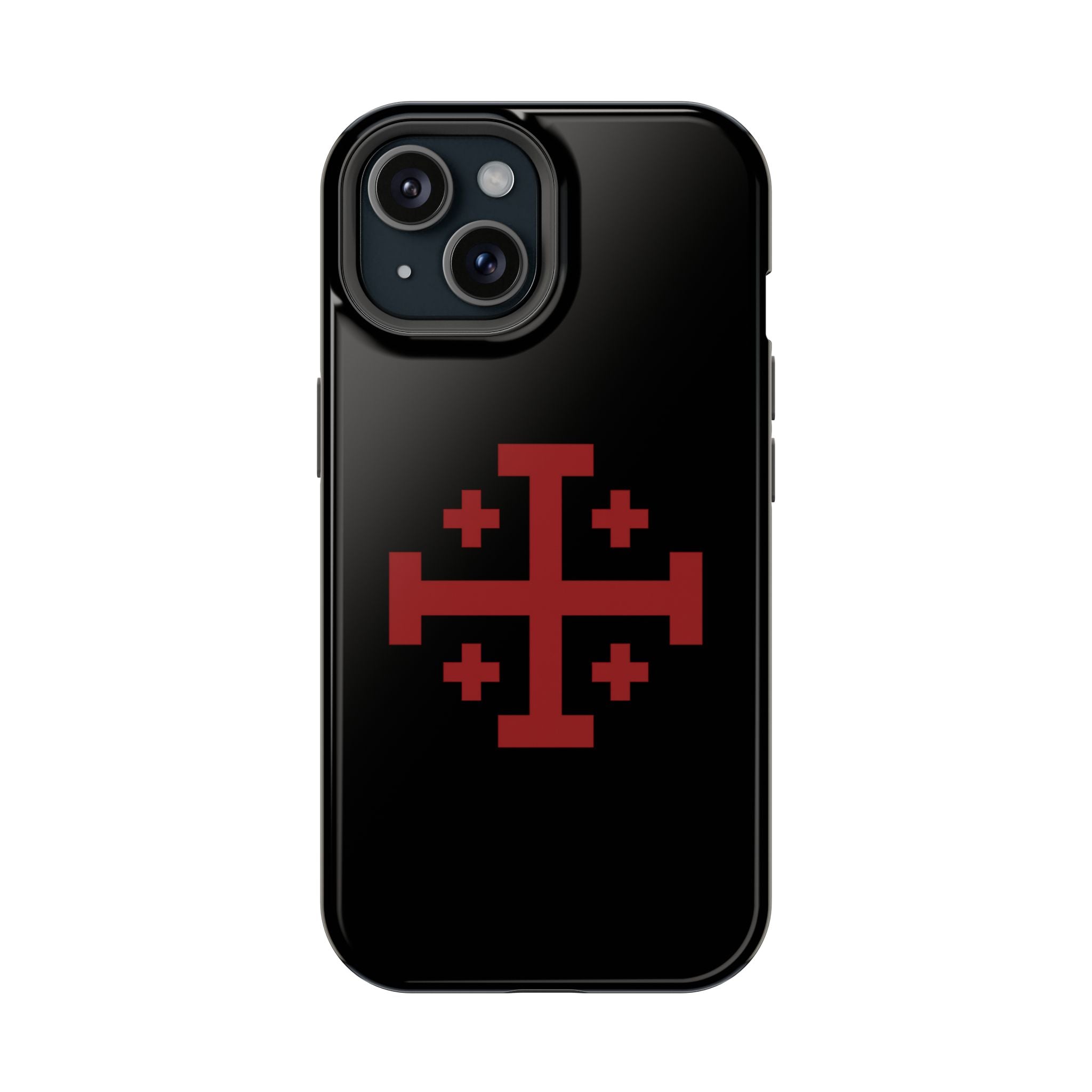 Cross Of Jerusalem Red Design Magnetic Impact-Resistant Cases