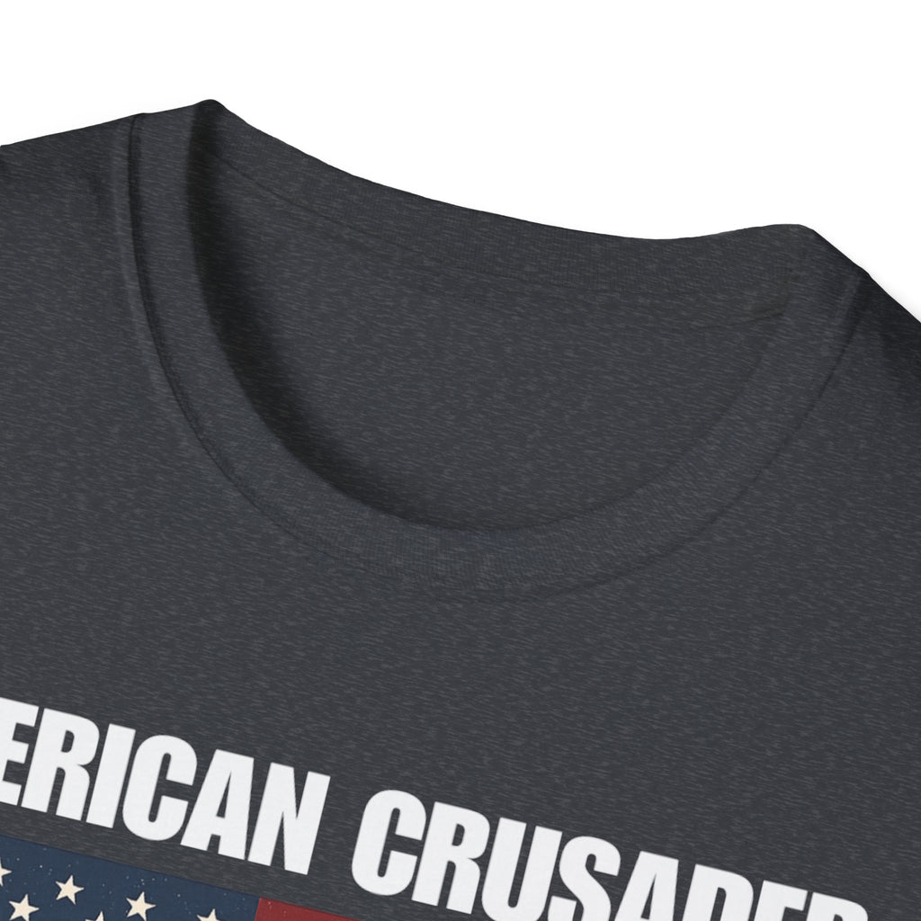 American Crusader Alt Color Design Softstyle Cotton T-Shirt