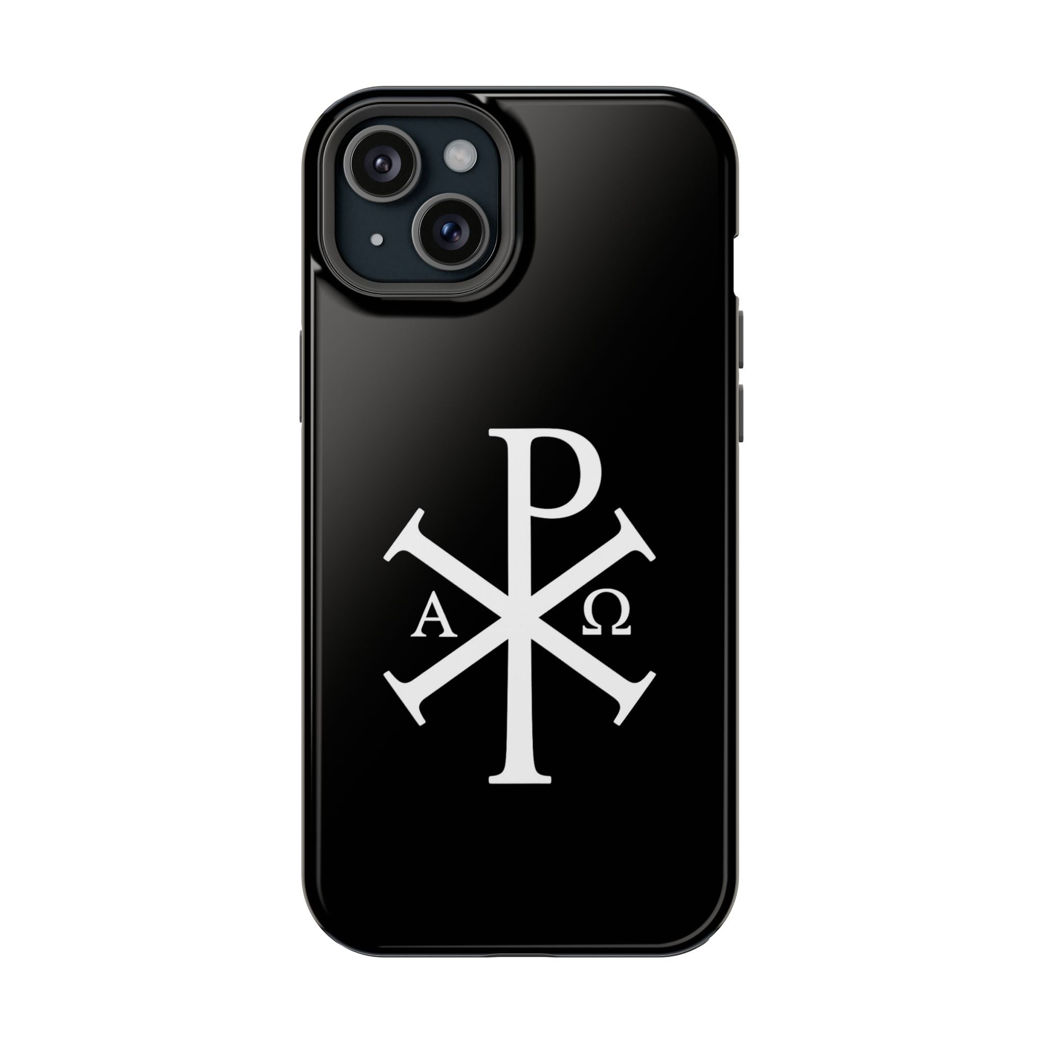 Pi Chi Rho White Design Magnetic Impact-Resistant Cases