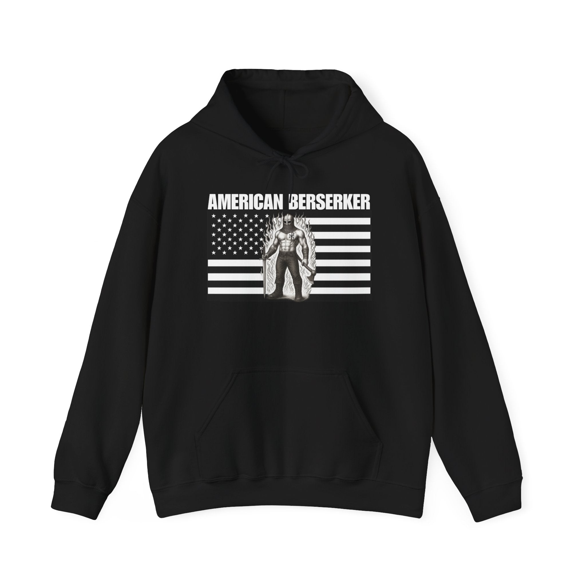 American Berserker Pull Over Hoodie Sweatshirt