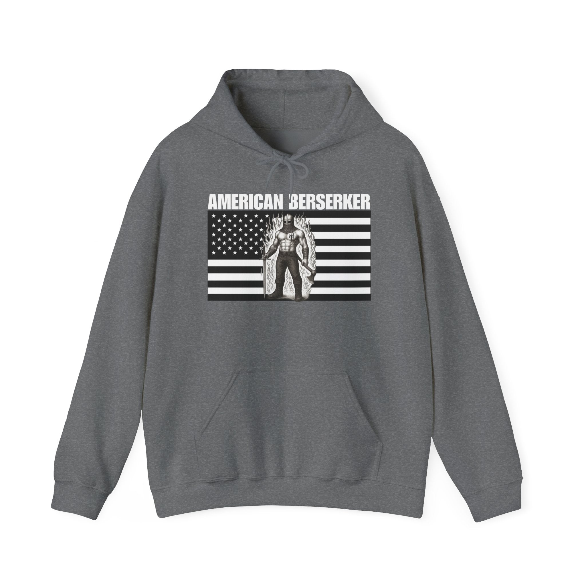 American Berserker Pull Over Hoodie Sweatshirt