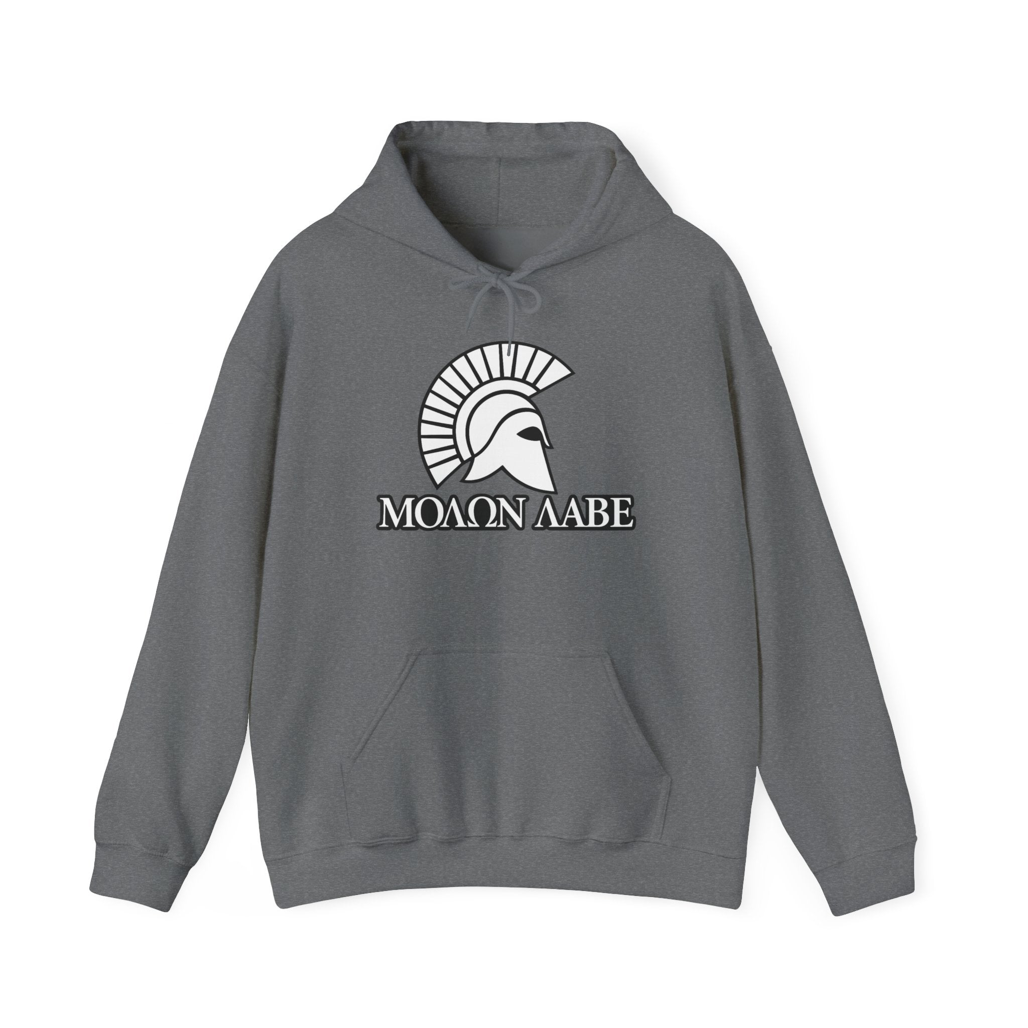 Molon Labe "Come and Take It!" in Greek Pull Over Hoodie Sweatshirt