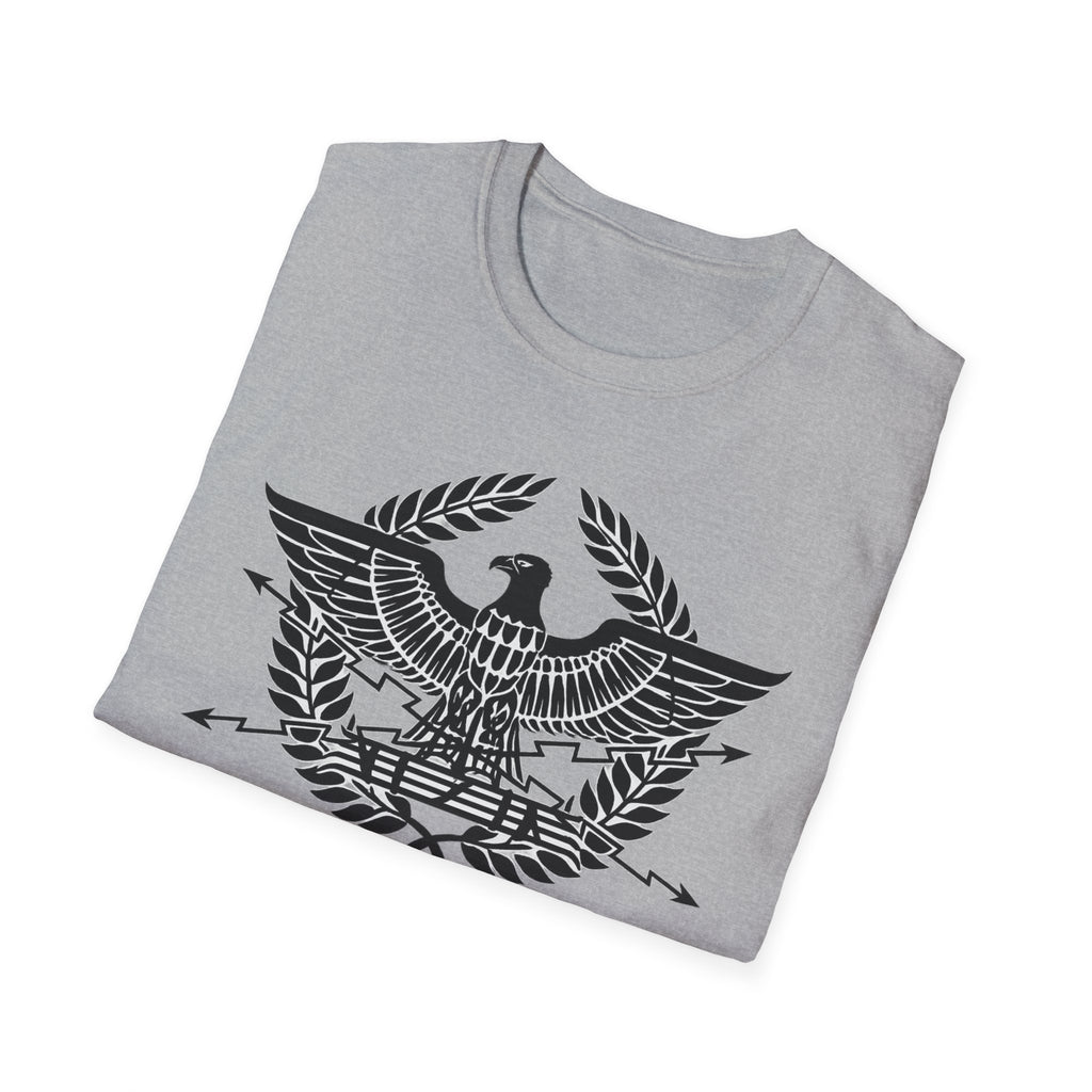 Roman Eagle SPQR Black Design Softstyle T-Shirt