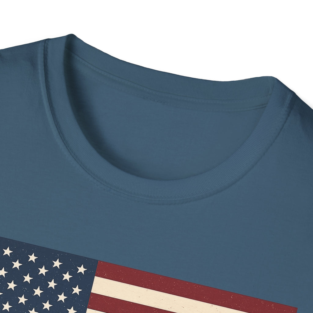 American Flag Softstyle Cotton Shirt T-Shirt