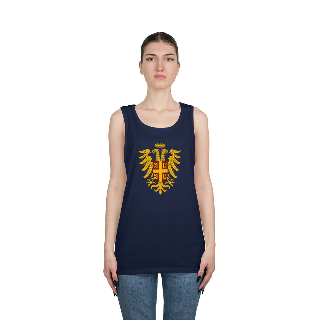 Byzantine Eagle Royal Crest Unisex Heavy Cotton Tank Top