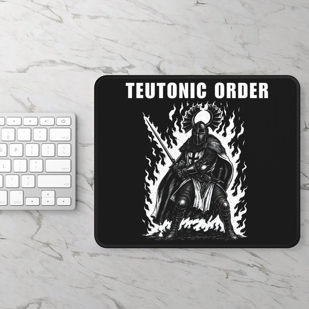Teutonic Order Gaming Mouse Pad, Ideal for Gamers, PC Enthusiasts, Fantasy Lovers
