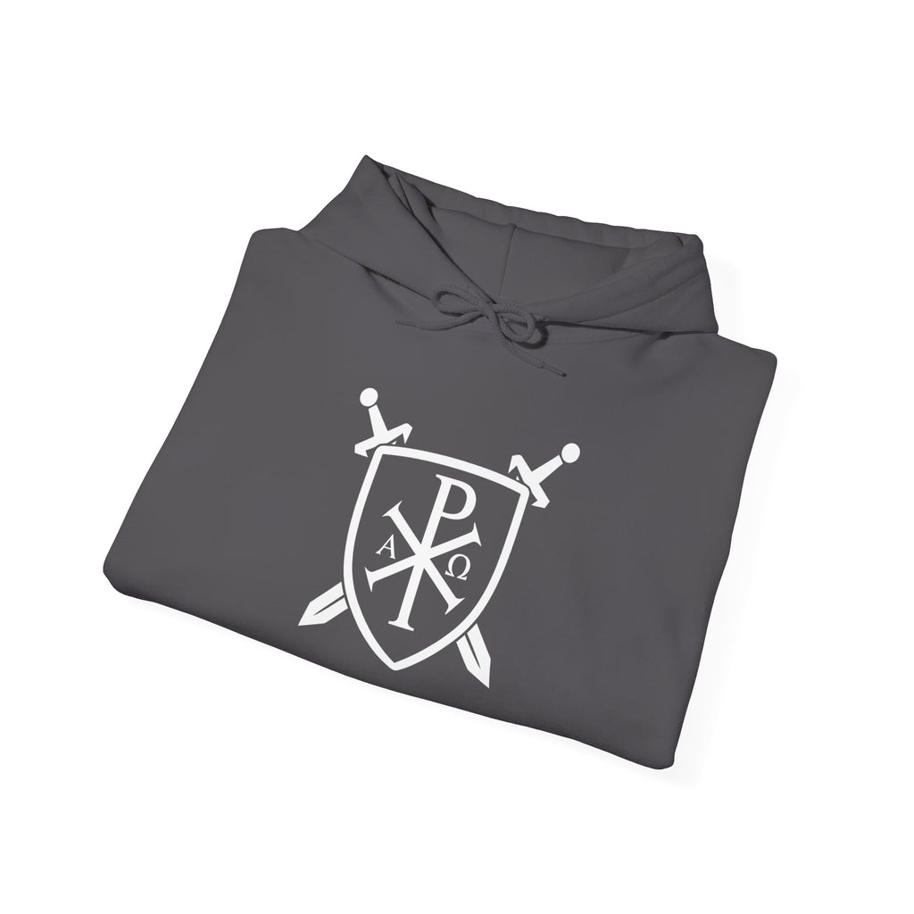 Pi Chi Rho Swords and Shield Crest Pull Over Hoodie Sweatshirt