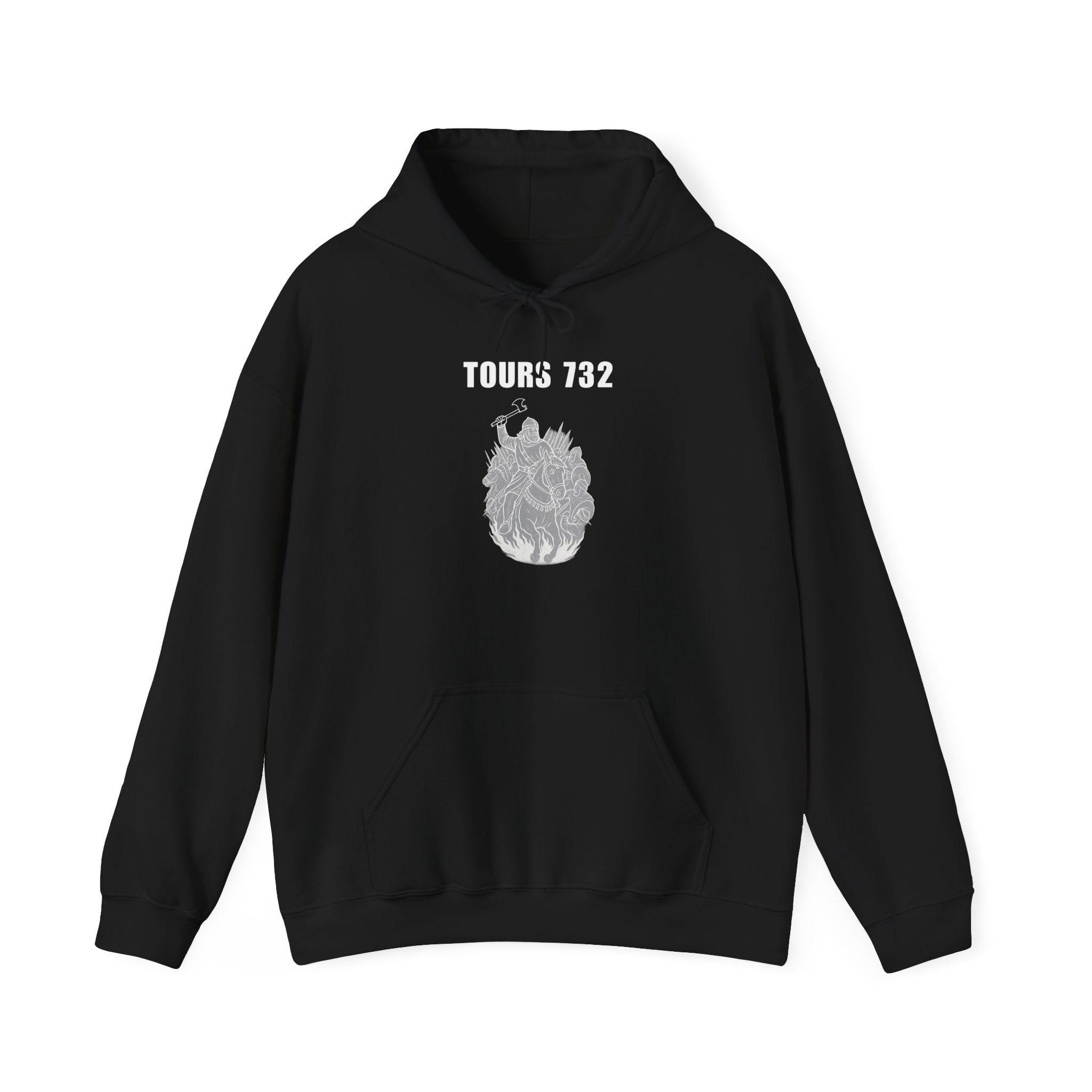 Battle of Tours 732 AD Charles "The Hammer" Martel Pull Over Hoodie Sweatshirt