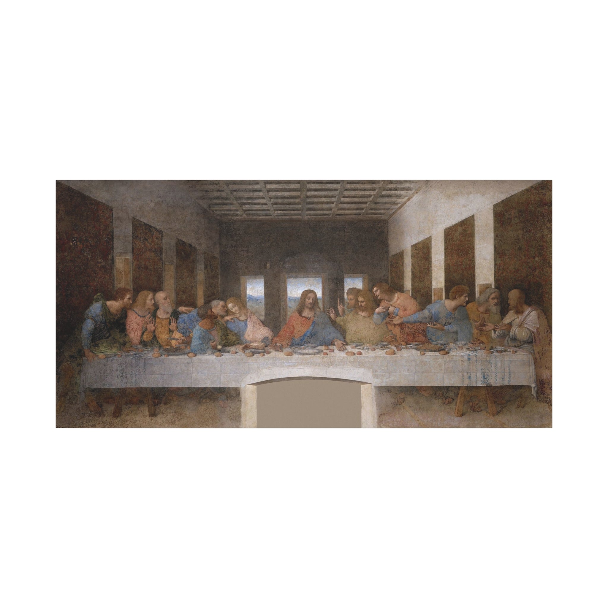 The Last Supper Canvas Religious Wall Art Print, Matte Canvas, Home Decoration, Gift for Art Lovers