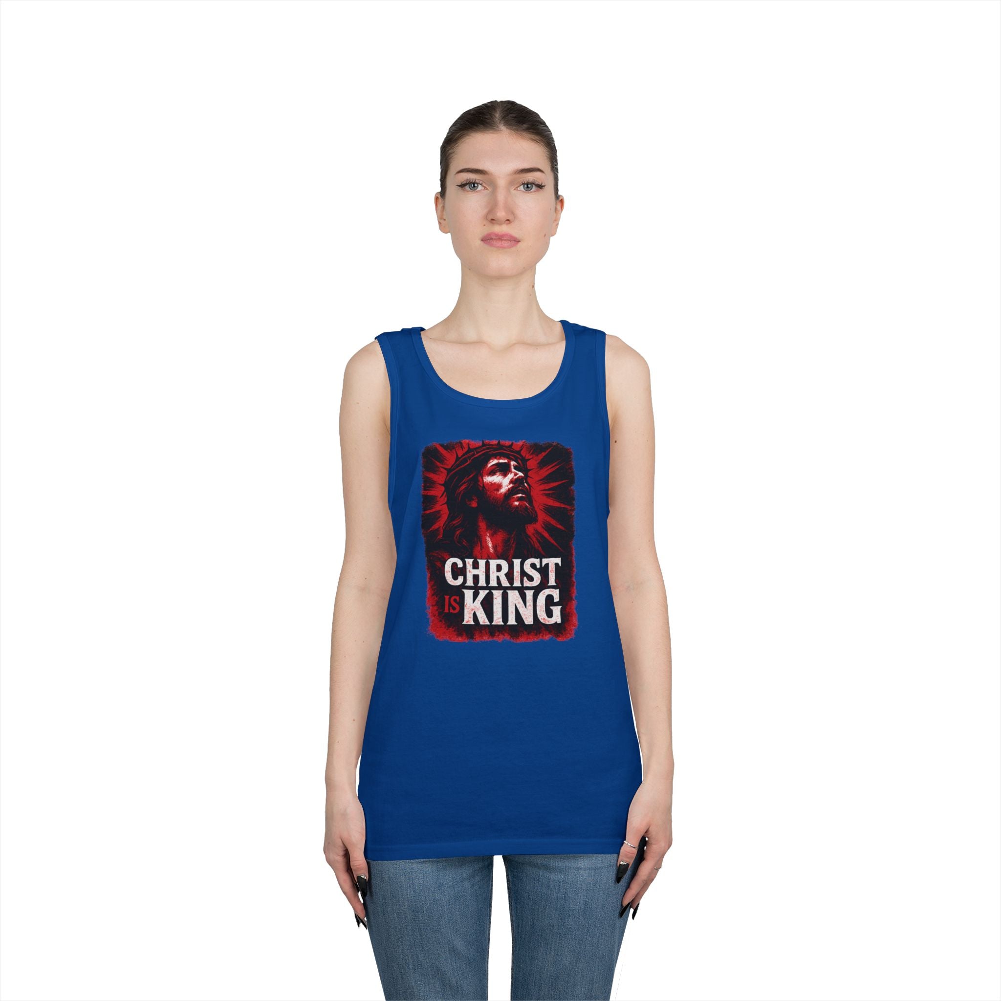 Christ is King Tank Top Alt Design