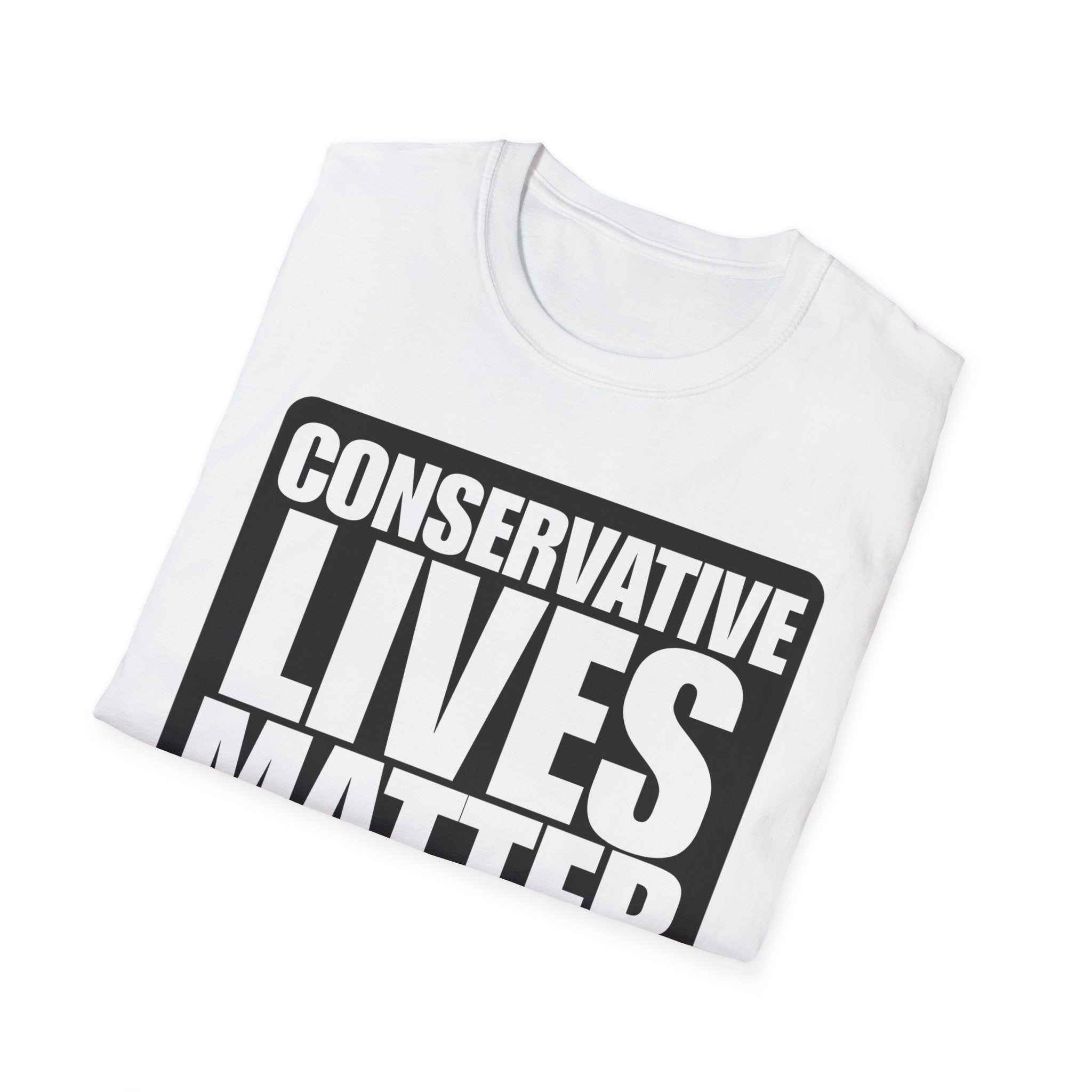 Conservative Lives Matter Alt Design Graphic Cotton T-Shirt