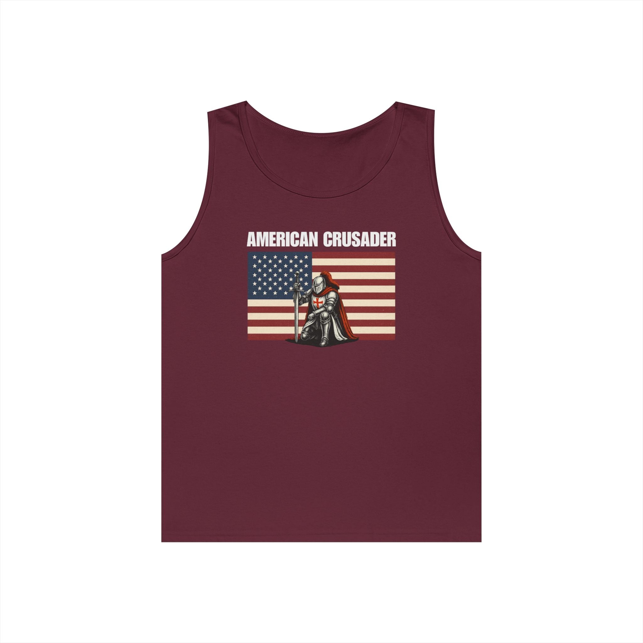 American Crusader Alt Color Design Heavy Cotton Tank Top