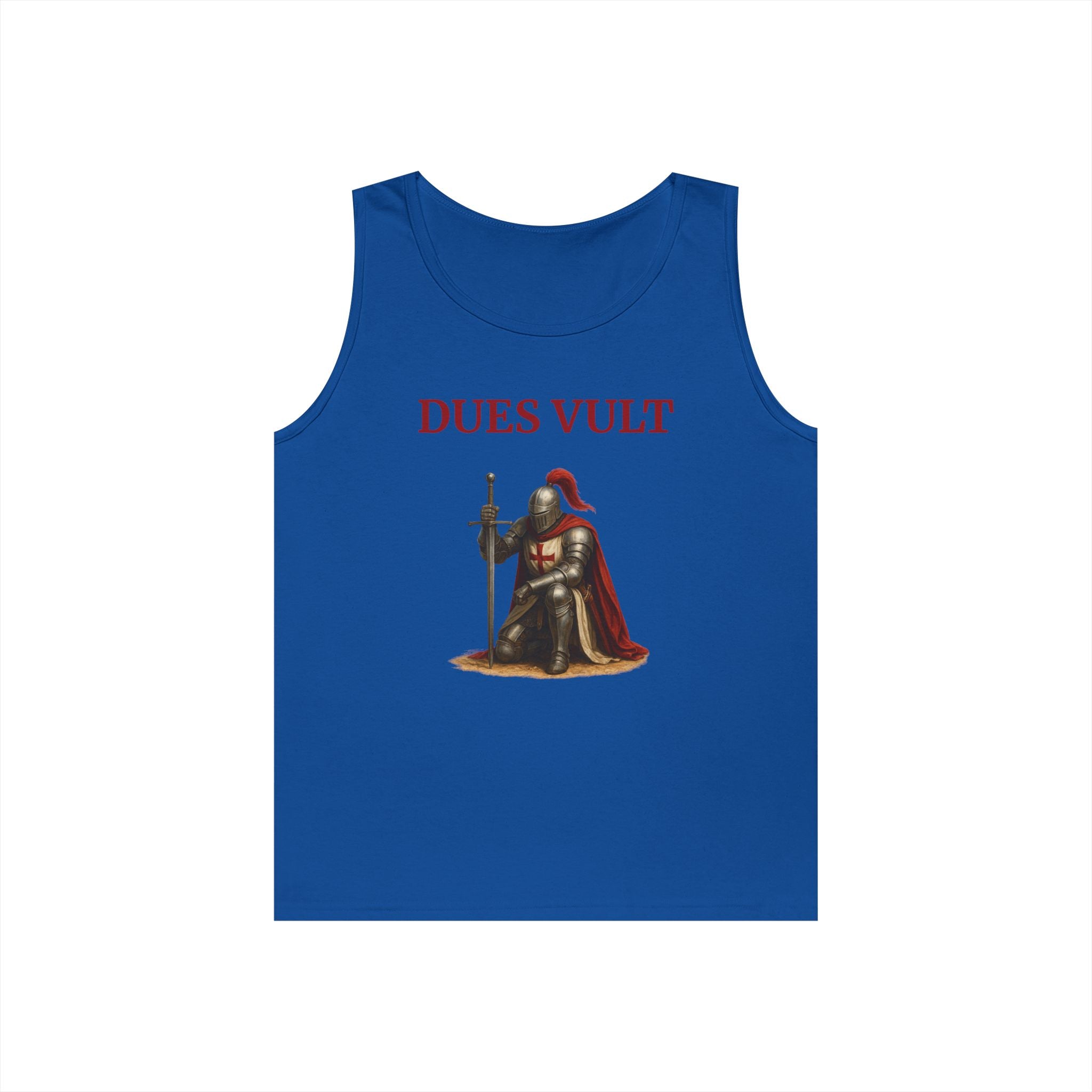 Knight-Inspired Dues Vult Crusader Tank Top
