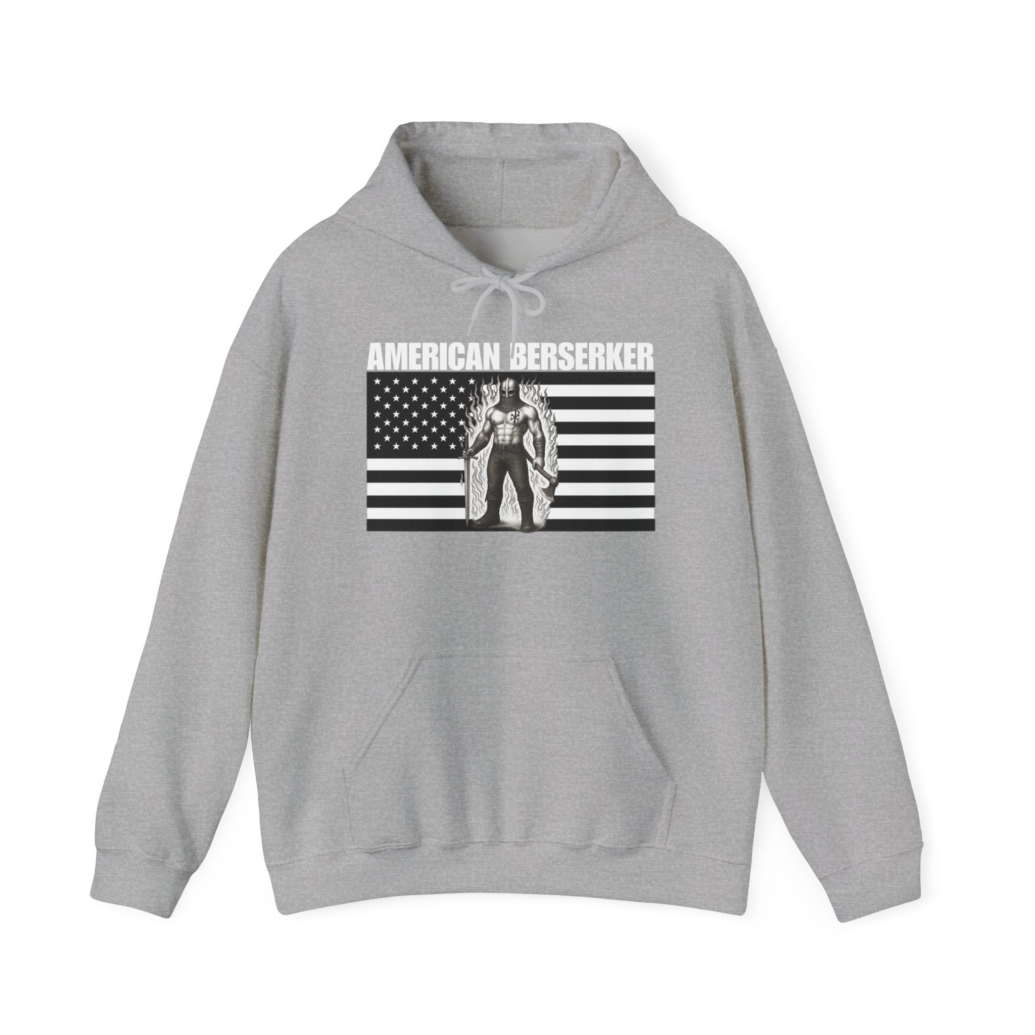 American Berserker Pull Over Hoodie Sweatshirt
