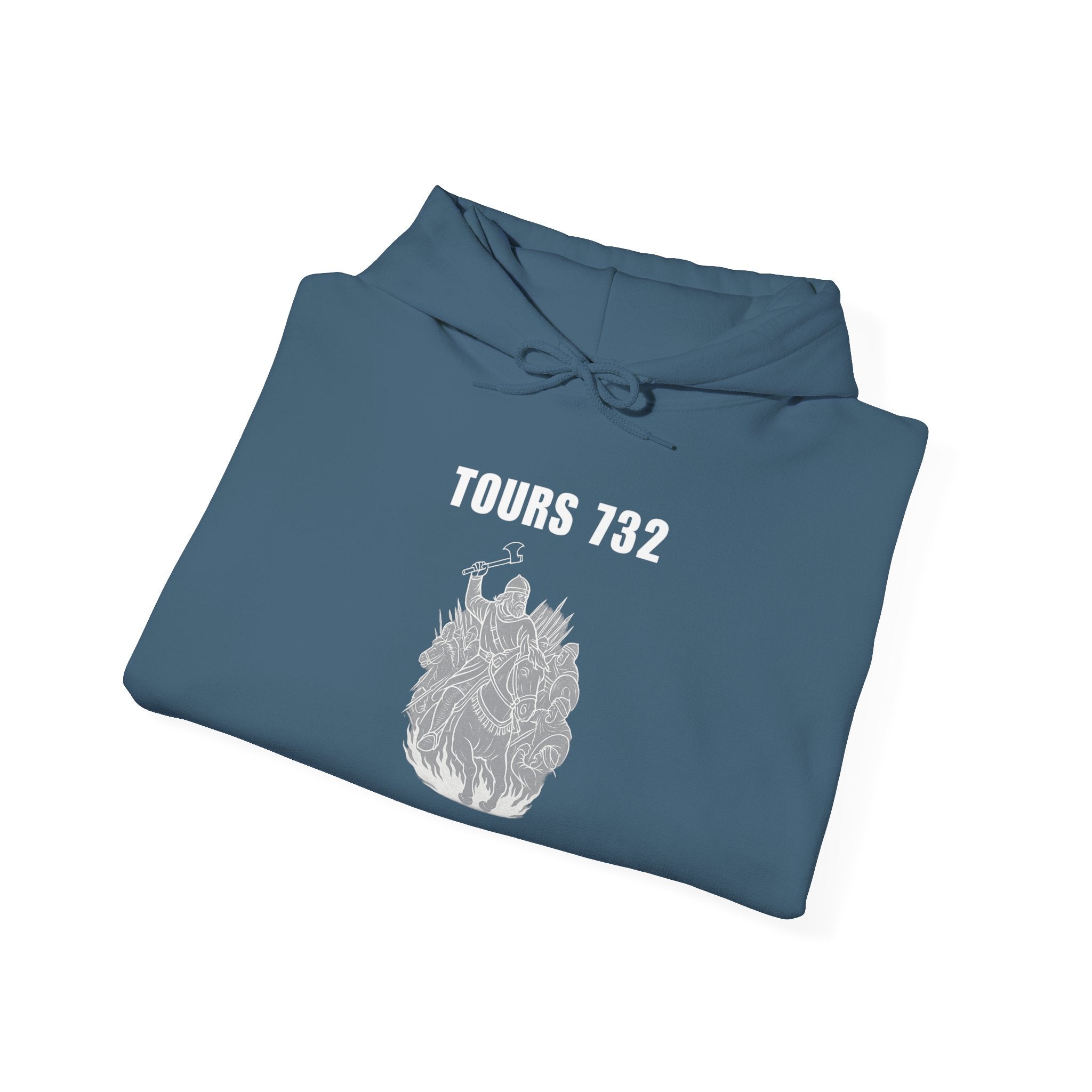 Battle of Tours 732 AD Charles "The Hammer" Martel Pull Over Hoodie Sweatshirt