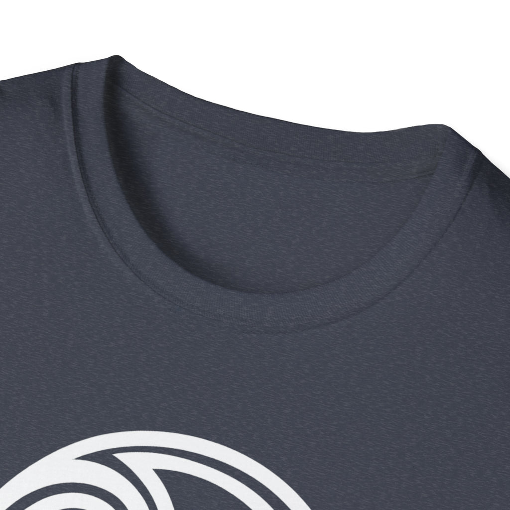 Triskele Trinity Symbol White Design Softstyle T-Shirt