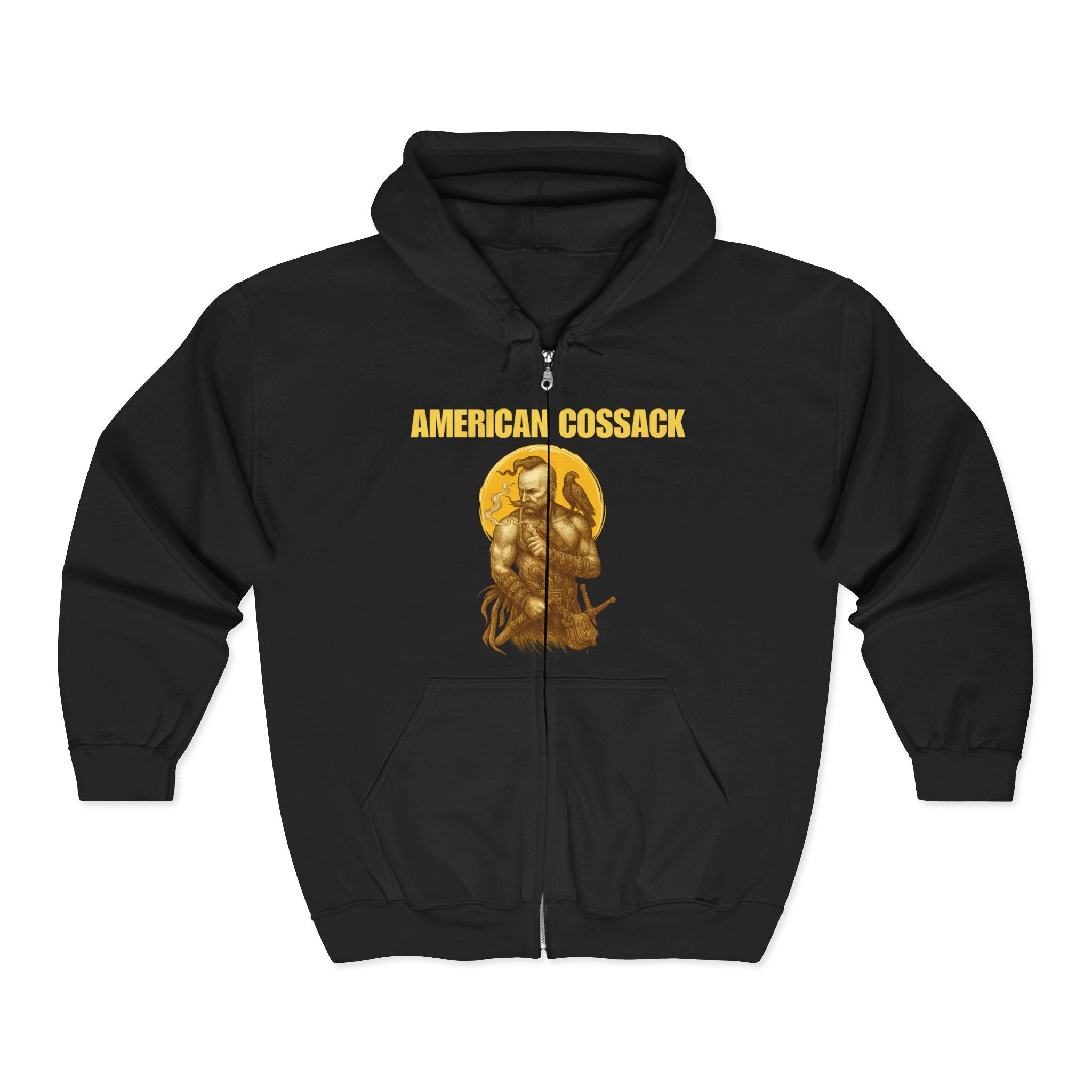 American Cossack Alt Design 2 Full Zip Hoodie