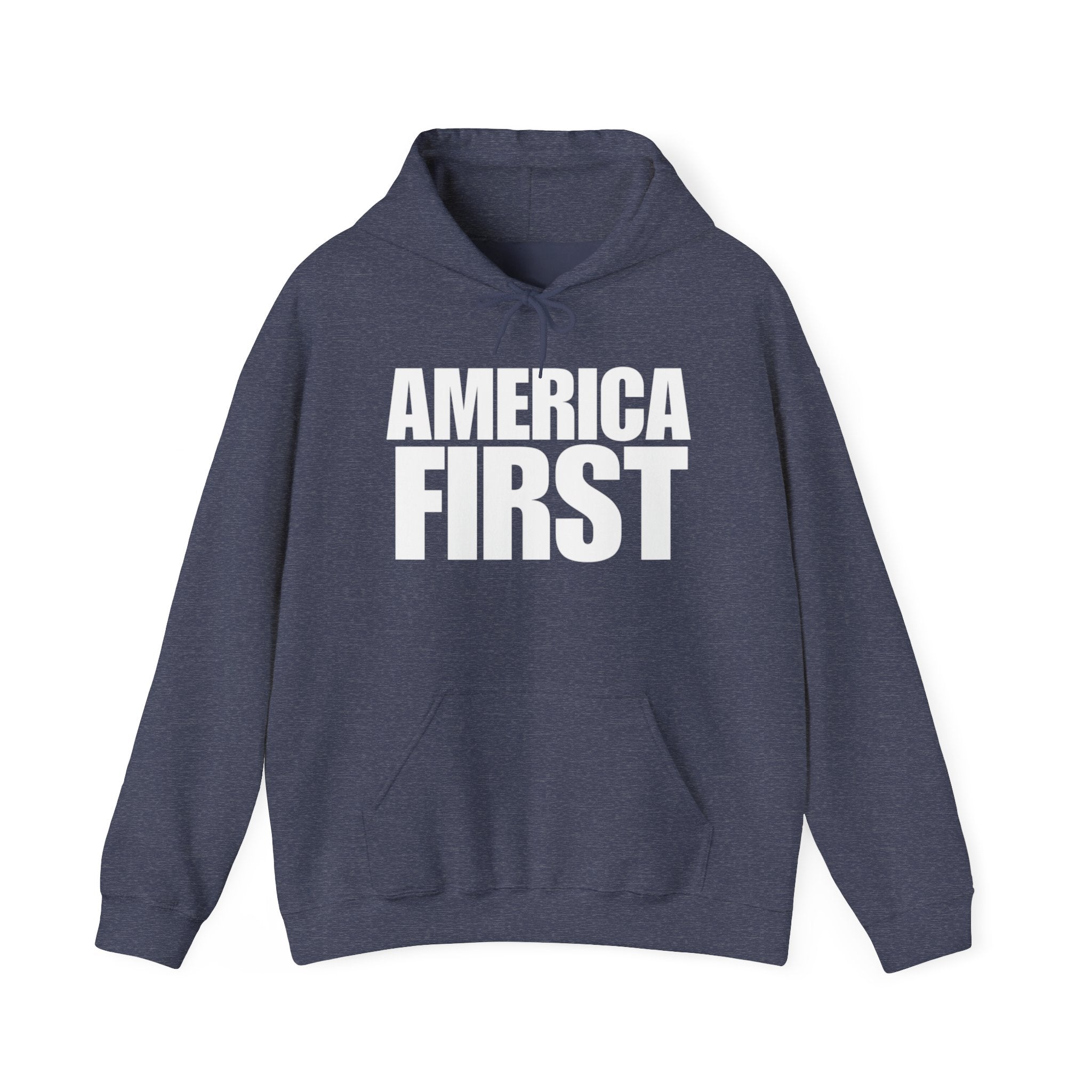 America First Pull Over Hoodie Sweatshirt