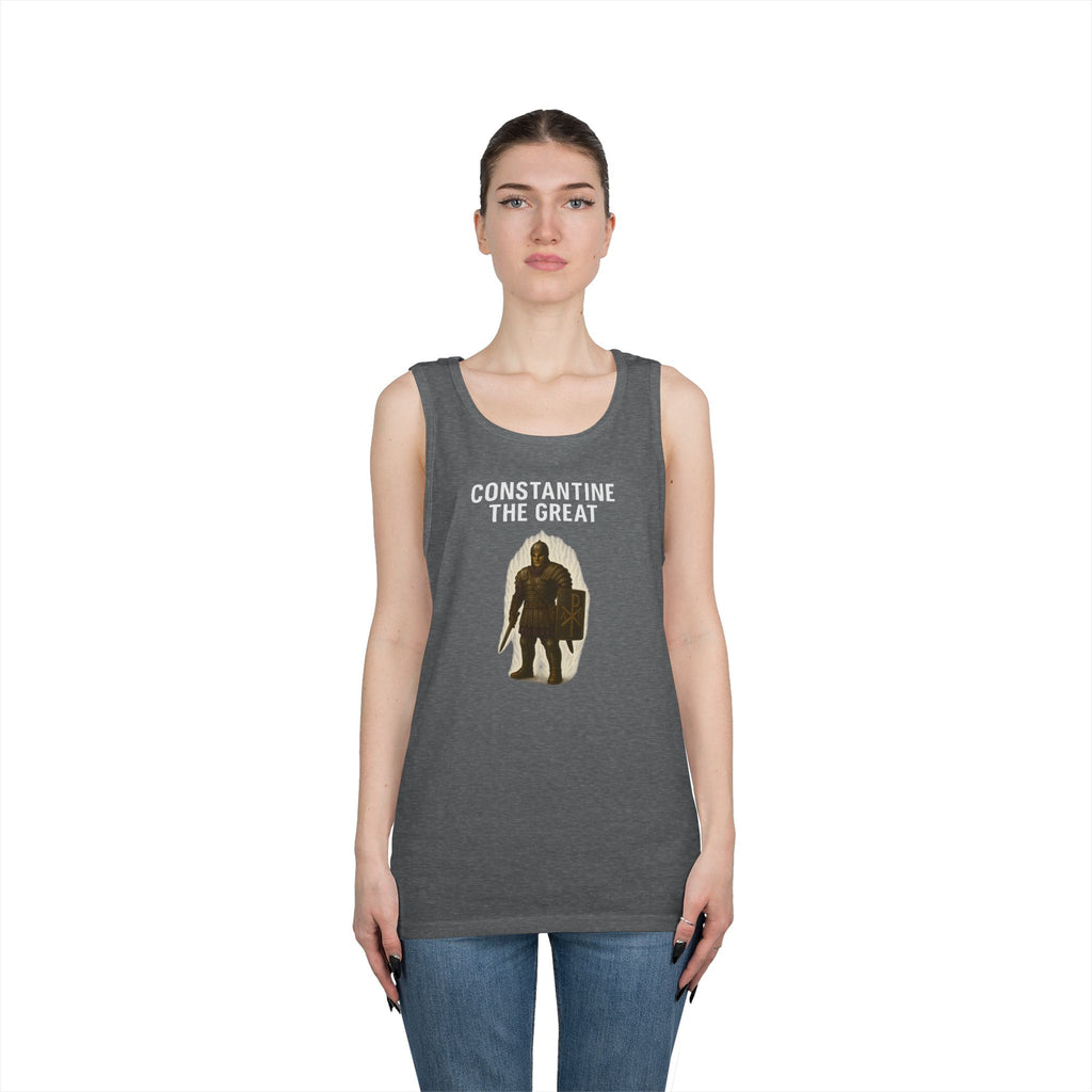 Constantine the Great Alt Design Heavy Cotton Tank Top