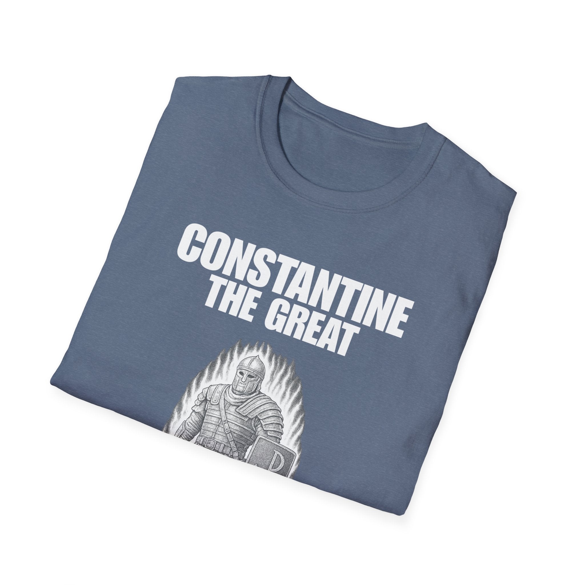 Constantine the Great White Design Unisex Softstyle T-Shirt