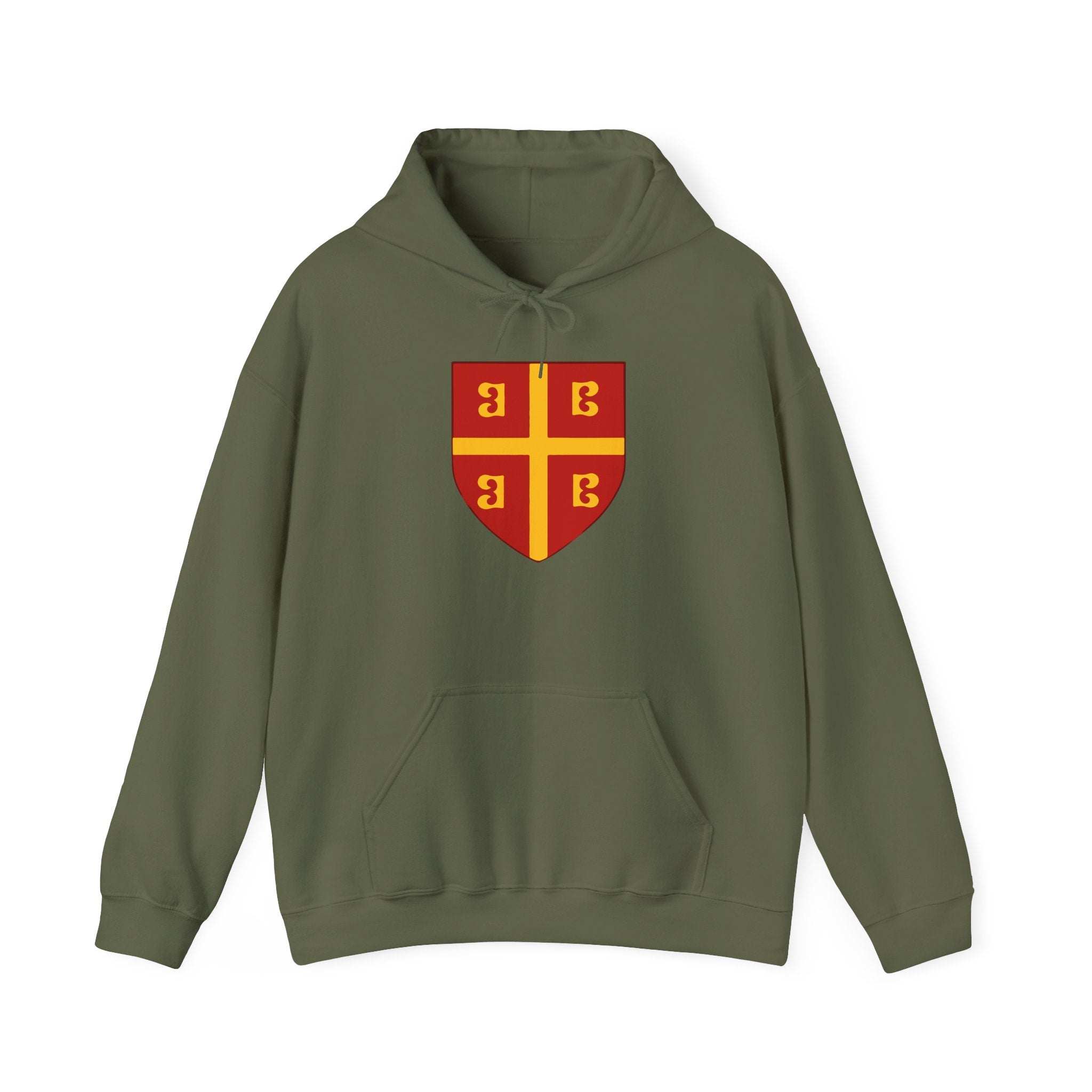 Byzantine Crest Shield Pull Over Hoodie Sweatshirt