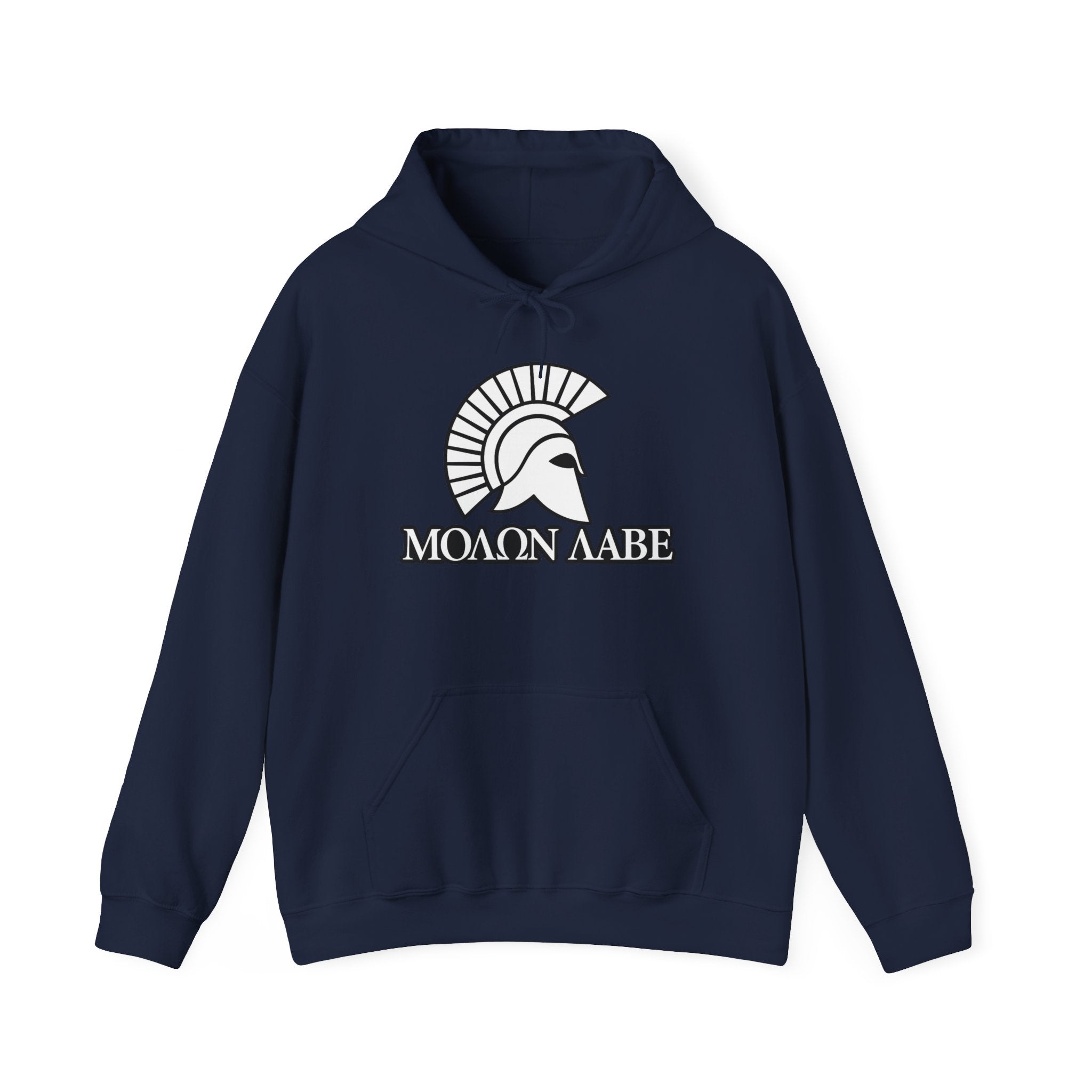 Molon Labe "Come and Take It!" in Greek Pull Over Hoodie Sweatshirt