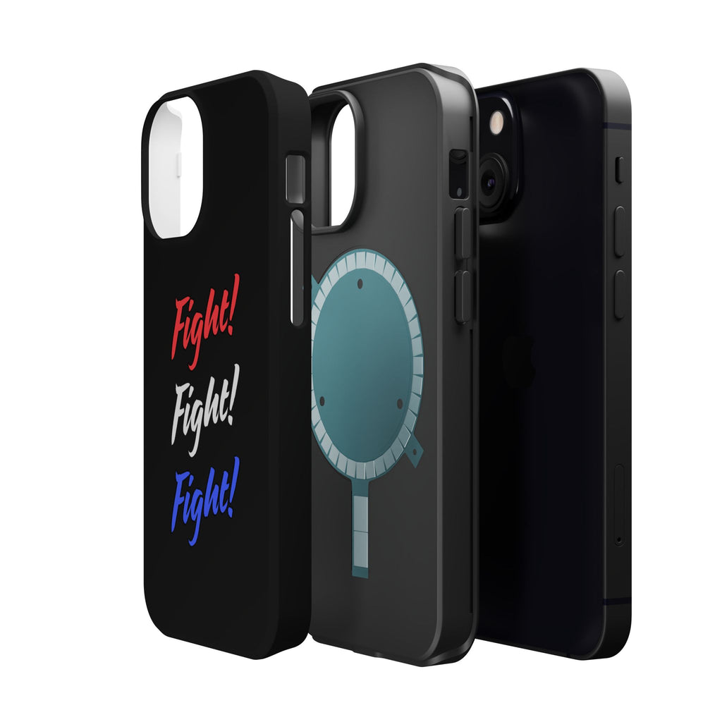Magnetic Phone Cases, Motivational Phone Cover, Fight! Fight! Fight! Case, Personalized Phone Accessory, Unique Gift for Fighters