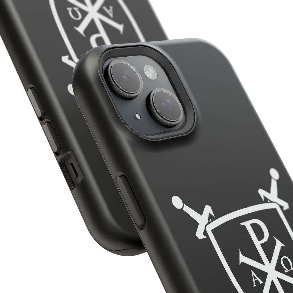 Swords and Shield Pi Chi Rho Graphic Design Magnetic Impact-Resistant Cases