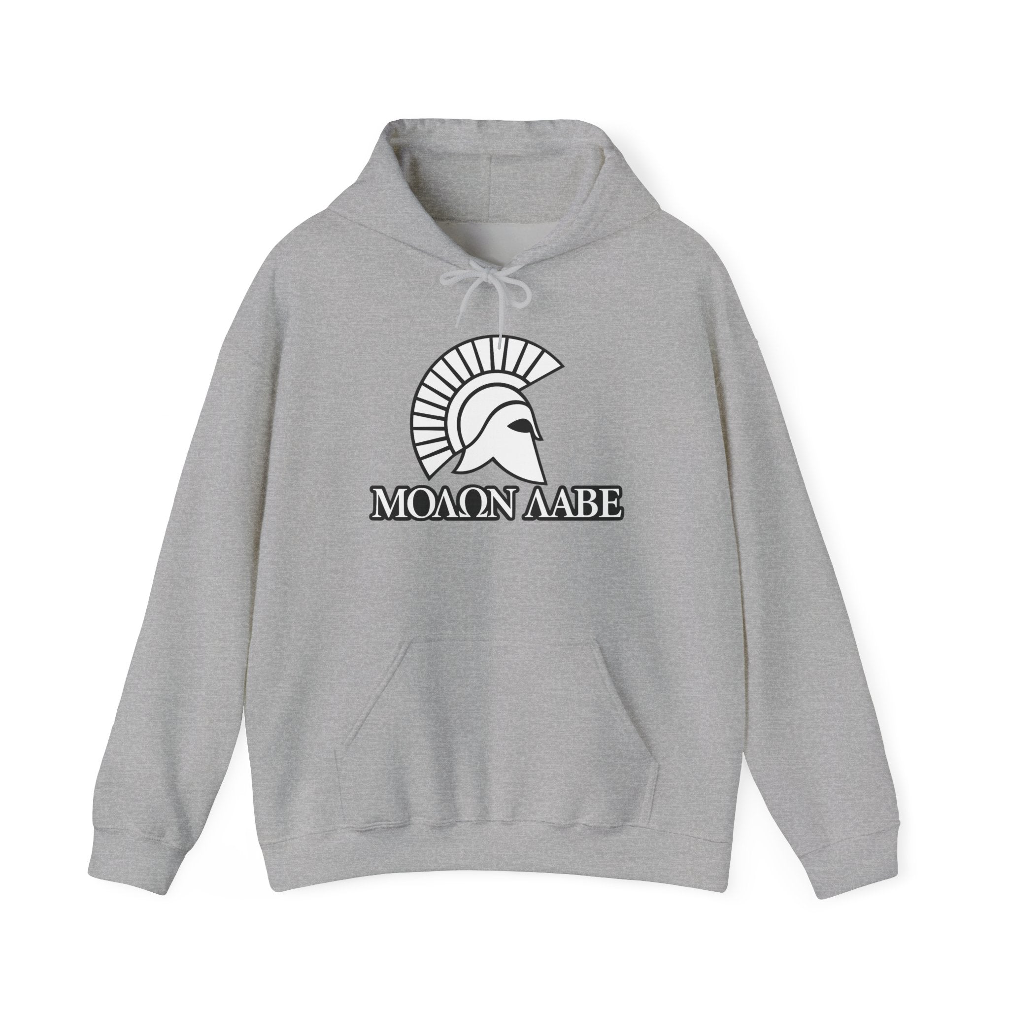 Molon Labe "Come and Take It!" in Greek Pull Over Hoodie Sweatshirt