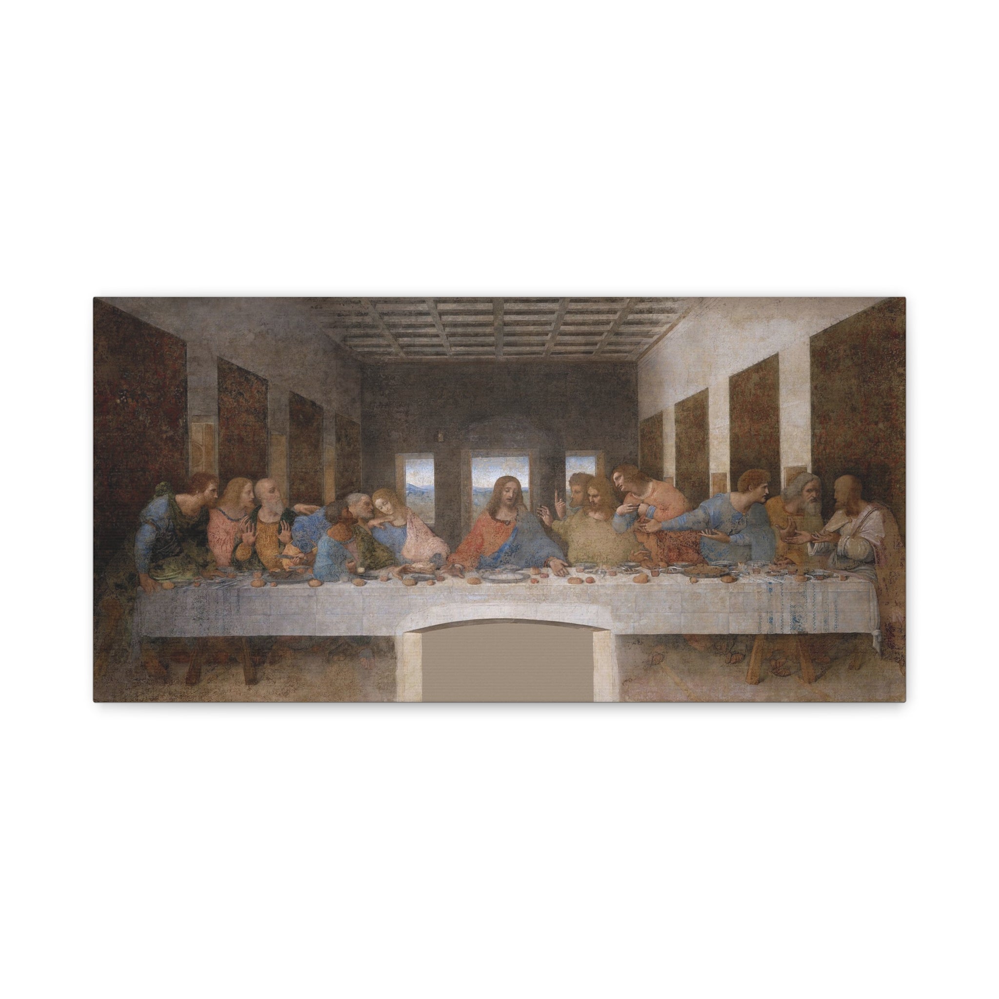 The Last Supper Canvas Religious Wall Art Print, Matte Canvas, Home Decoration, Gift for Art Lovers