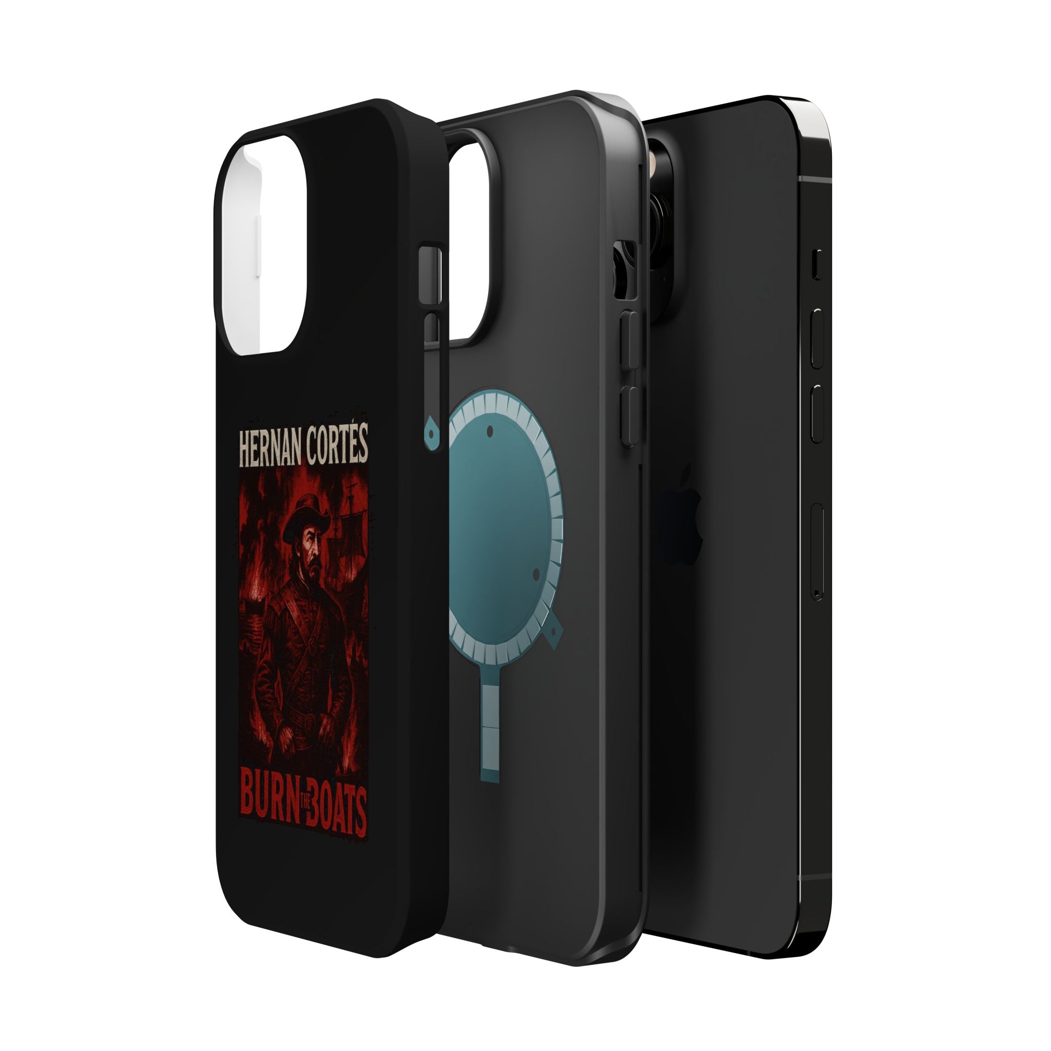 Hernan Cortes Impact-Resistant Magnetic Phone Case