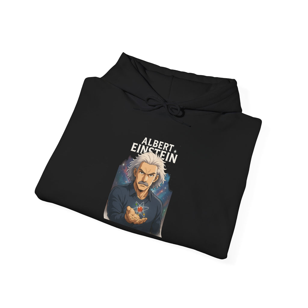 Albert Einstein Inspired Unisex Pull Over Hoodie, Albert Einstein Sweatshirt
