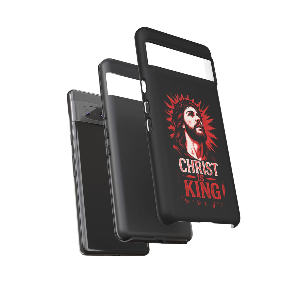 Christ is King Phone Case, Tough Phone Cover for Christian Faith