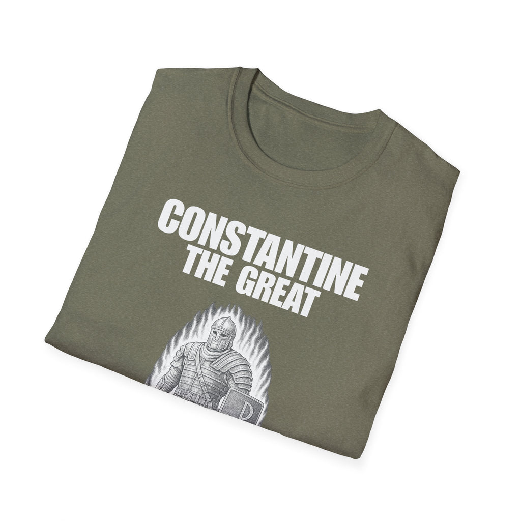 Constantine the Great White Design Unisex Softstyle T-Shirt