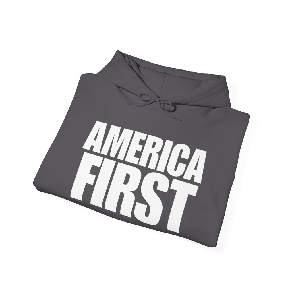 America First Pull Over Hoodie Sweatshirt