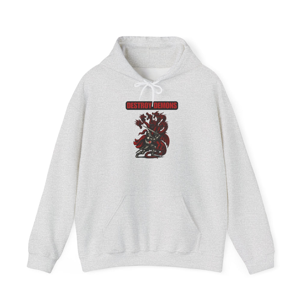 Destroy Demons Crusader Vs Great Red Dragon Hoodie Sweatshirt